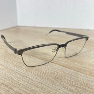 Lindberg No.029/589L 9806 Eyeglasses Gray Frames Only 55-17-135 Excellent Cond